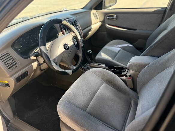2003 Kia Optima I Рестайлинг, чёрный - вид 3
