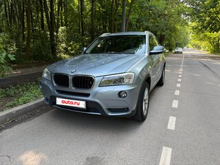 2011 BMW X3 20d xDrive II (F25), серебристый, 1350200 рублей, вид 2