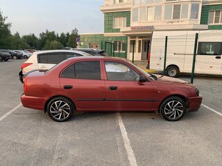 2006 Hyundai Accent ТагАЗ II, красный, 420000 рублей, вид 5