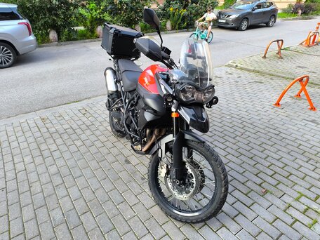 2011 Triumph Tiger 800, оранжевый, 490000 рублей, вид 3
