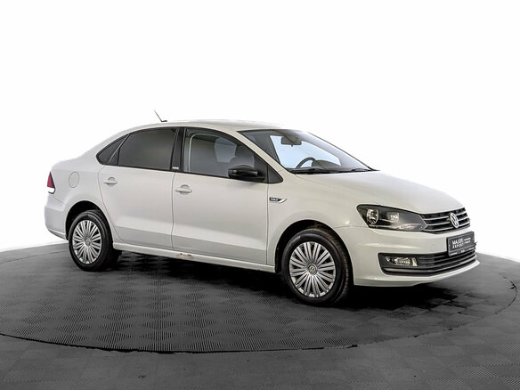2018 Volkswagen Polo V Рестайлинг, белый, 985000 рублей - вид 2