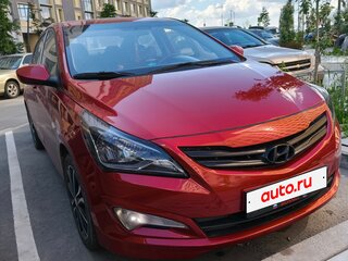 2015 Hyundai Solaris I Рестайлинг, красный, 850000 рублей, вид 1
