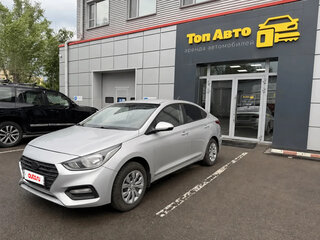 2017 Hyundai Solaris II, серебристый, 750000 рублей, вид 1