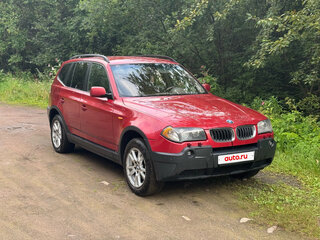 2004 BMW X3 25i I (E83), красный, 650000 рублей, вид 2