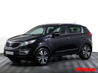 2012 Kia Sportage III, чёрный, 1285000 рублей, вид 1