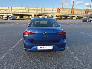 2021 Volkswagen Polo VI, синий, 1195000 рублей, вид 5