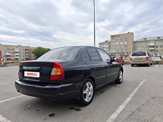 2008 Hyundai Accent ТагАЗ II, чёрный, 370000 рублей, вид 4