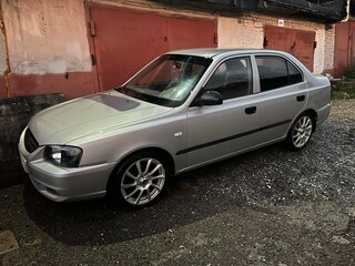 2007 Hyundai Accent ТагАЗ II, серебристый, 300000 рублей, вид 2