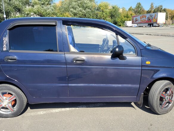 2008 Daewoo Matiz I Рестайлинг, чёрный, 180000 рублей - вид 4