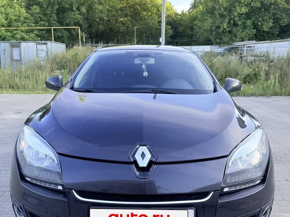 2014 Renault Megane III Рестайлинг, чёрный - вид 1
