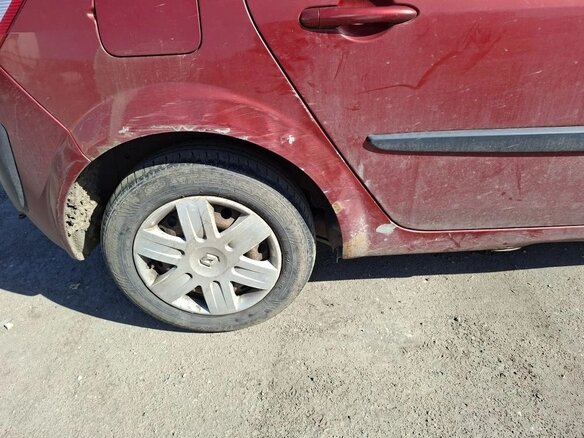 2005 Renault Scenic II, красный, 250000 рублей - вид 4