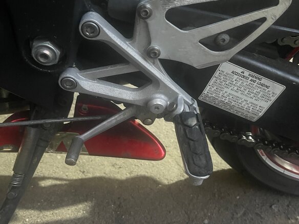 2002 Honda CBR 600F, красный, 400000 рублей - вид 18