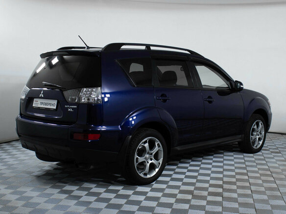 2012 Mitsubishi Outlander II Рестайлинг, синий - вид 4