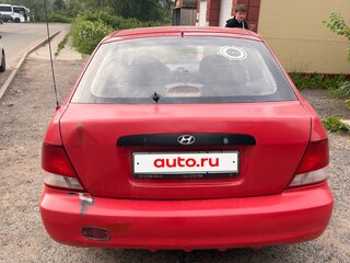2000 Hyundai Accent II, красный, 90000 рублей, вид 5