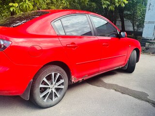 2008 Mazda 3 I (BK) Рестайлинг, красный, 420000 рублей, вид 4