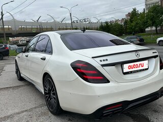 2015 Mercedes-Benz S-Класс 500 VI (W222, C217), белый, 4000000 рублей, вид 3