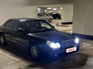 2009 Hyundai Sonata ТагАЗ IV (EF) Рестайлинг, чёрный, 800000 рублей, вид 2
