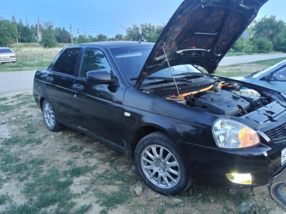 2007 Lada (ВАЗ) Priora I, чёрный, 222222 рублей - вид 3