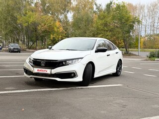 2021 Honda Civic X Рестайлинг, белый, 2100000 рублей, вид 1