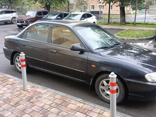 2008 Kia Spectra I Рестайлинг 2, чёрный, 350000 рублей, вид 5
