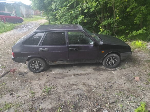 1998 Lada (ВАЗ) 2109 21093i, фиолетовый