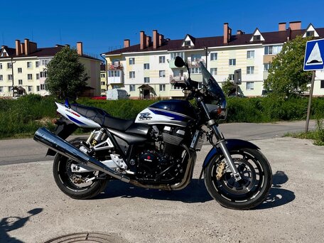 2005 Suzuki GSX 1400, синий, 650000 рублей, вид 1