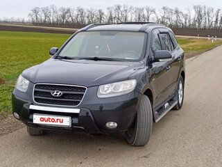 2008 Hyundai Santa Fe II, чёрный, 980000 рублей, вид 1