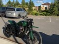 2022 Triumph Scrambler, зелёный - вид 1