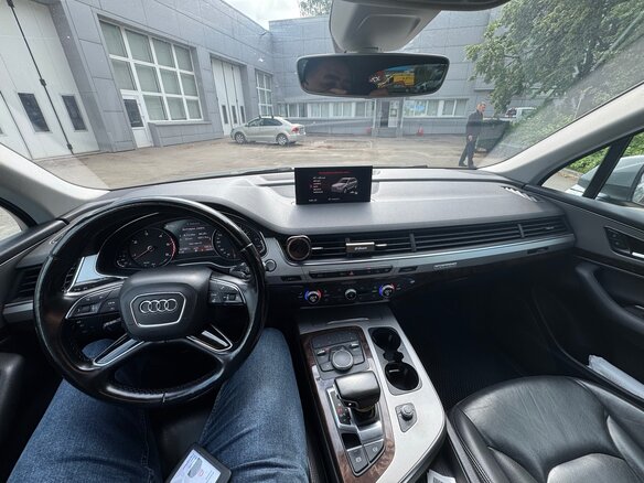 2015 Audi Q7 II (4M), серый, 2400000 рублей - вид 8