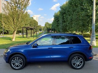 2015 Volkswagen Touareg II Рестайлинг, синий, 2350000 рублей, вид 5