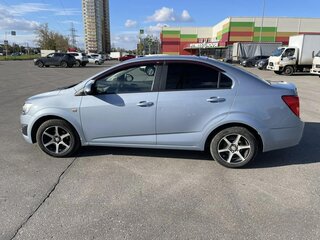 2012 Chevrolet Aveo II, голубой, 630000 рублей, вид 4