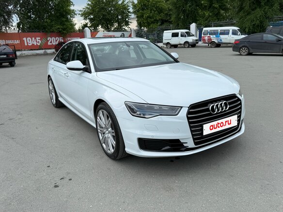2016 Audi A6 IV (C7) Рестайлинг, белый, 2650000 рублей - вид 1
