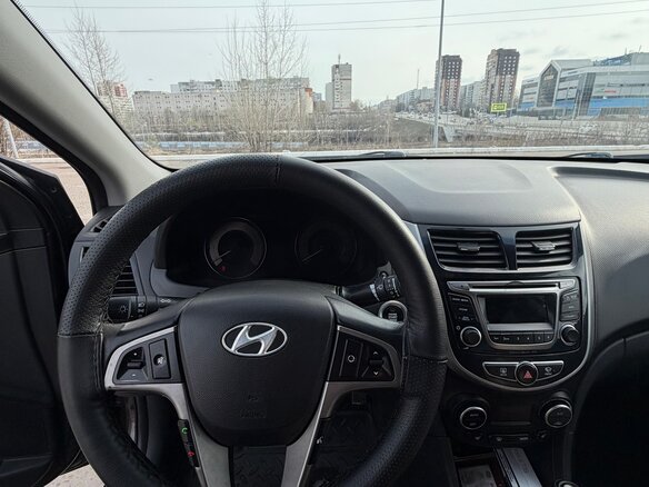 2015 Hyundai Solaris I Рестайлинг, коричневый - вид 8