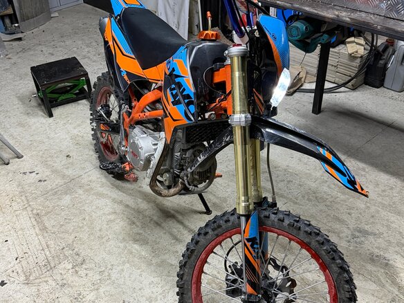 2025 Kayo Evolution YX140EM, синий, 80000 рублей - вид 4