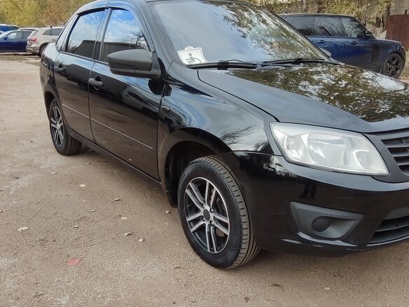 2016 Lada (ВАЗ) Granta I, чёрный, 500000 рублей - вид 5