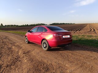 2017 Lada (ВАЗ) Vesta I, красный, 780000 рублей, вид 5