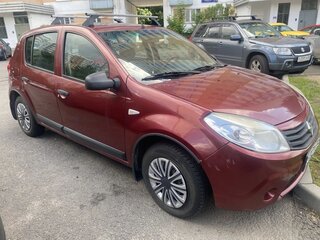 2011 Renault Sandero I, красный, 430000 рублей, вид 3