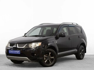 2008 Mitsubishi Outlander II, чёрный, 949000 рублей, вид 4