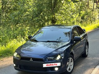 2008 Mitsubishi Lancer X, синий, 865000 рублей, вид 1