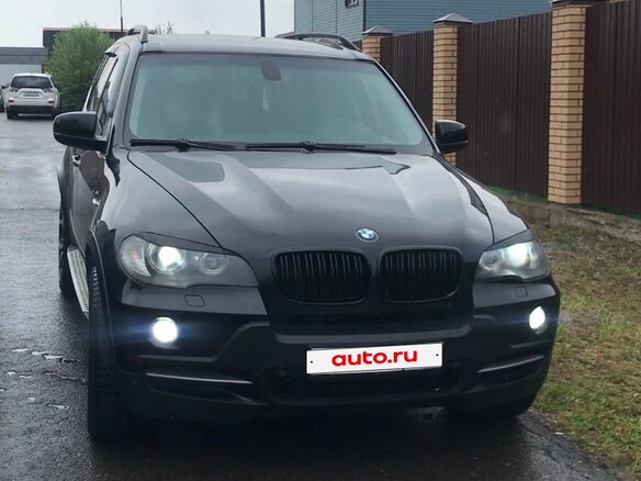 2008 BMW X5 4.8i II (E70), чёрный, 1280000 рублей