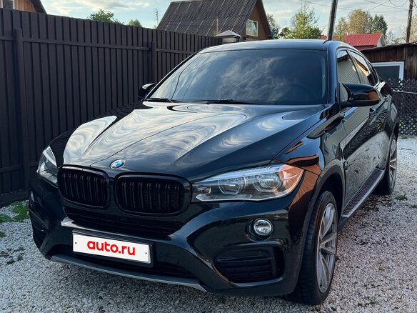2016 BMW X6 30d II (F16), чёрный, 3959000 рублей