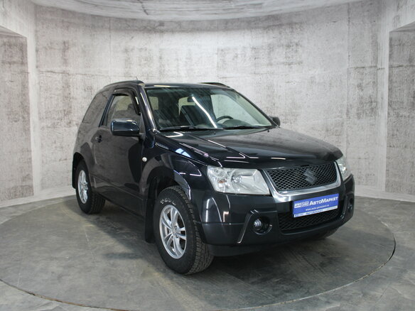 2007 Suzuki Grand Vitara II, чёрный - вид 2
