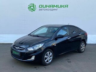 2011 Hyundai Solaris I, чёрный, 615000 рублей, вид 1