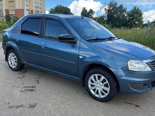 2011 Renault Logan I Рестайлинг, синий, 465000 рублей, вид 2