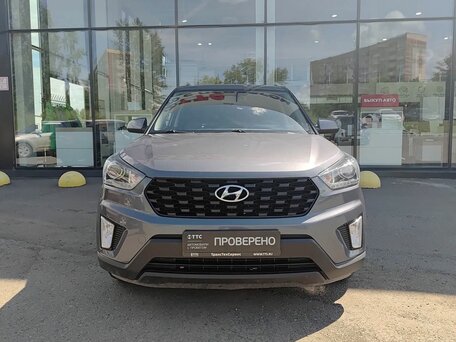 2021 Hyundai Creta I Рестайлинг, серый, 1813000 рублей, вид 2