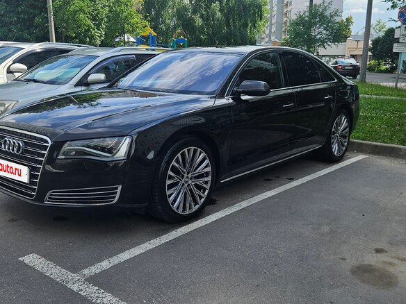 2012 Audi A8 III (D4), чёрный, 1750000 рублей - вид 3