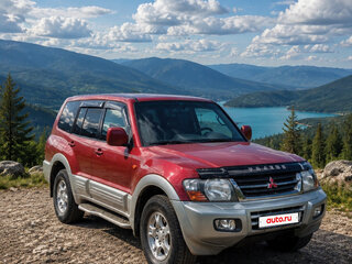 2002 Mitsubishi Pajero III, пурпурный, 670000 рублей, вид 3