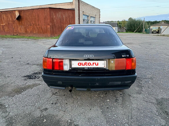 1990 Audi 80 IV (B3), чёрный, 190000 рублей - вид 4