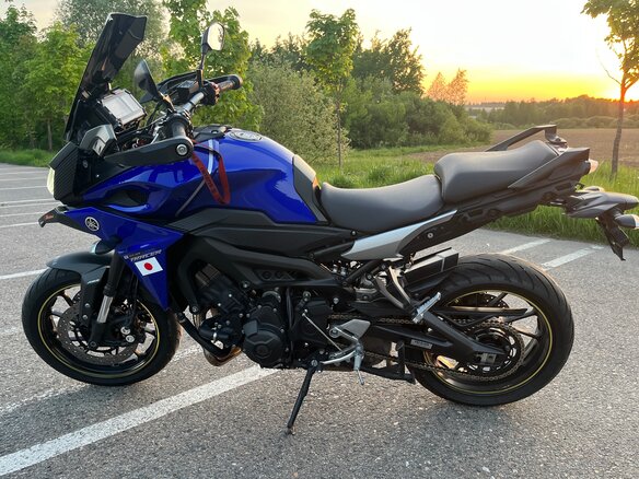 2017 Yamaha MT-09 Tracer (FJ-09), синий, 720000 рублей - вид 7