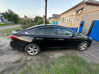2017 Hyundai Sonata VII (LF) Рестайлинг, чёрный, 1400000 рублей, вид 3